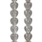 12 Pack: Silver Plated Carved Heart Beads, 6mm by Bead Landing™